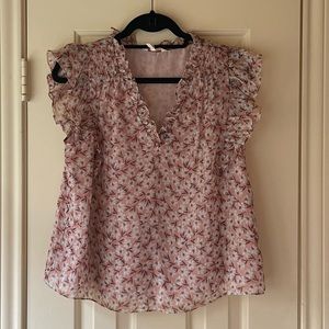 Rebecca Taylor floral top - size 6